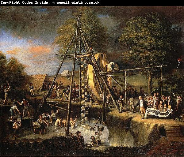 Charles Willson Peale Exhuming the First American Mastodon.